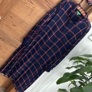 DIP long flannel dress